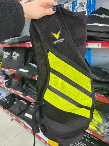 Colete para motoboy com bolso de zíper