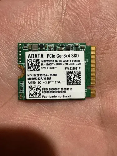 SSD ADATA 256GB PCIe Gen3x4