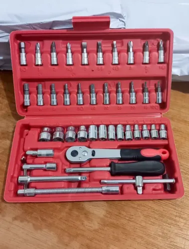 Kit Chave Catraca 46 Ferramentas em 1