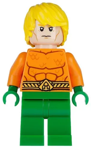lego super heroes: Sh0050: Aquaman - Yellow Tousled Hair 