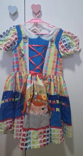Vestidos  festa junina  alphabeto  5/6 anos