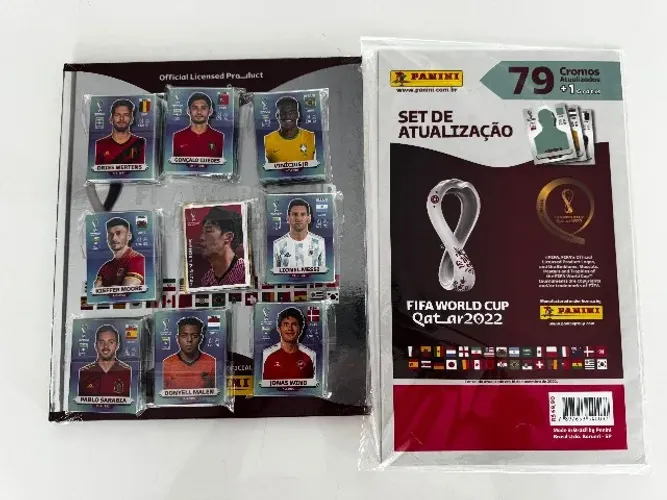 Album copa 2022 prata completo para colar