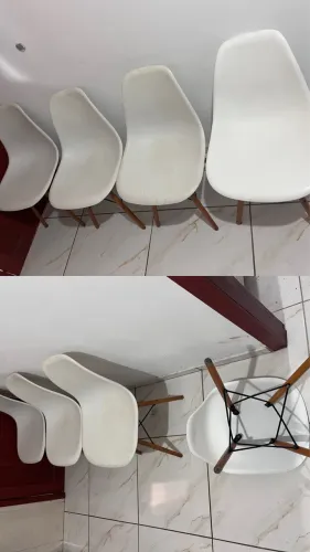 Kit 4 Cadeiras Estilo Eames