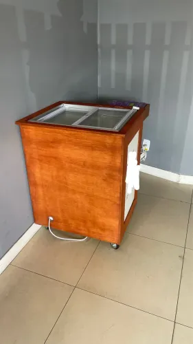 VENDO CARRINHO REFRIGERADO COMPLETO - PRONTO PARA TRABALHAR! 