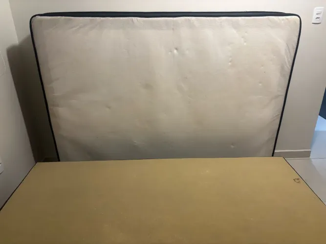 Cama de casal box + colchão