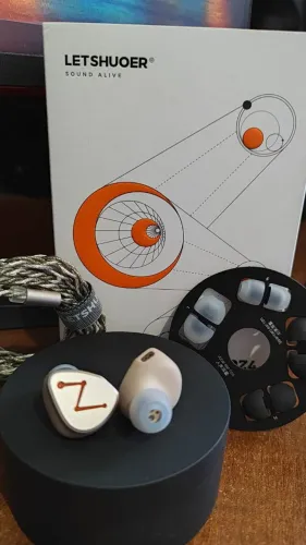 Letshuoer DZ4 (IEM fone de ouvido dunu moondrop kz tangzu fiio)