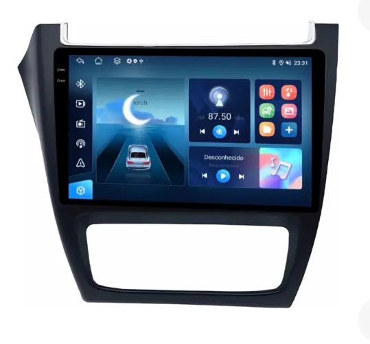 Central multimídia CarPlay 9p Universal top de linha.