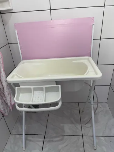 Banheira com trocador