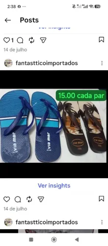 Sandálias lindas