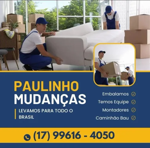 ( MUDE CERTO ) PAULINHO MUDANÇAS E TRANSPORTES PARA TODO O BRASIL.