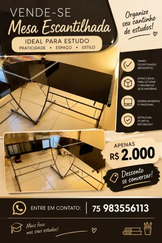 Vendo mesa de estudo