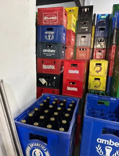 Caixa cerveja Ambev retornavel