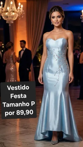 Vestido de festa madrinha