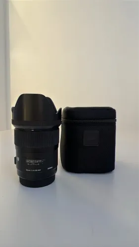 Lente Sigma 35mm 1.4 pra canon 