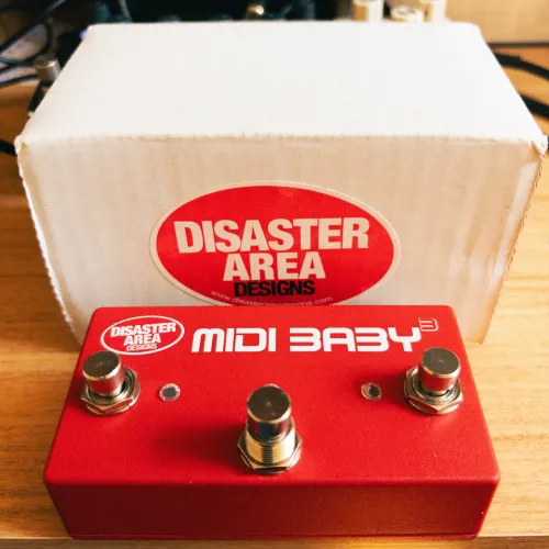 Disaster Area MIDI Baby 3 Red - Perfeito p/HX Stomp, Strymon, Boss