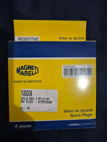 Vela original gol g5 2010 1.0 novo lacrado 