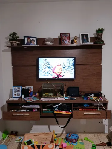 Rack com painel (já está desmontado)
