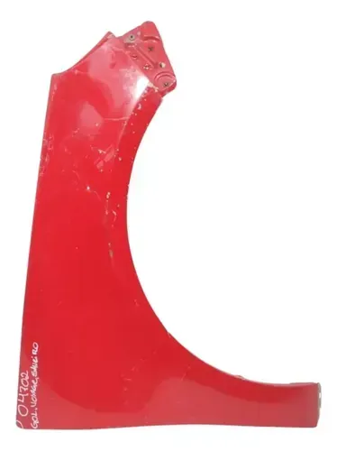 Paralama Dianteiro Direito Gol Voyage Saveiro 2008 2012 Vermelho Avaria Prata