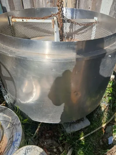 TANQUE RESFRIADOR DE LEITE EM INOX SEM TAMPA