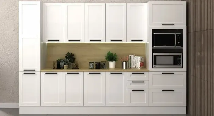 Cozinha Modulada/100% MDF/Montagem e Entrega/3,10LX0,508PX2,22A, R$9.388,95!