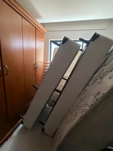 Cama box + colchão espuma