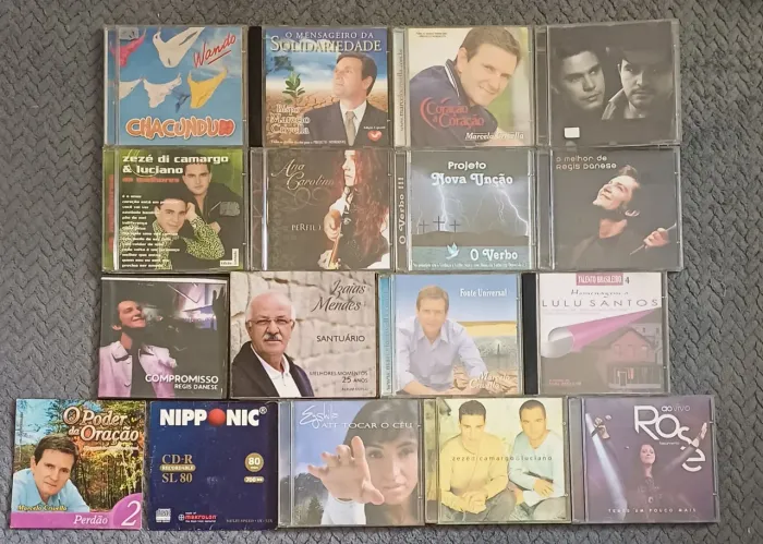 Coletânea de CD's antigos