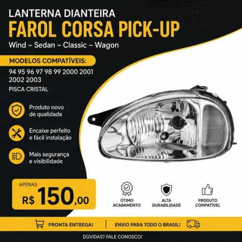 Lanterna corsa Wind esquerdo 