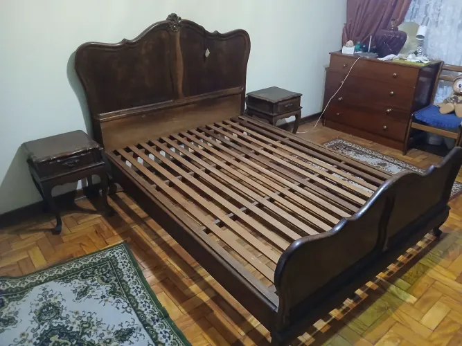 Cama de casal década de 1950