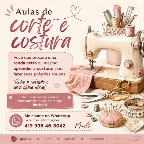 Aula de corte e costura 
