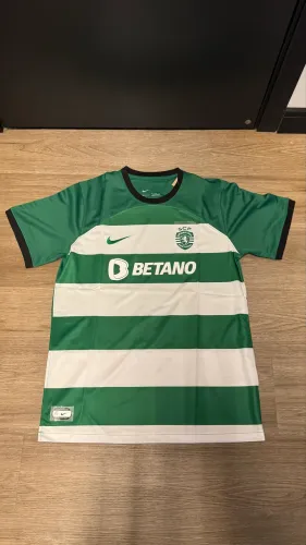 Camiseta Nike Sporting Torcedor 2024/2025 Masculina