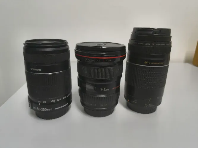 Kit de Lentes Cannon _ Profissional 