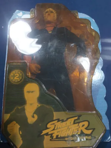 Boneco genérico anos 90 2000 street fighter