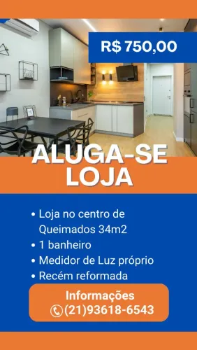 Loja na rua do fórum