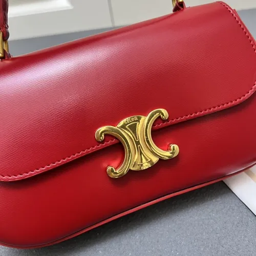 Bolsa Celine Vermelha em Couro