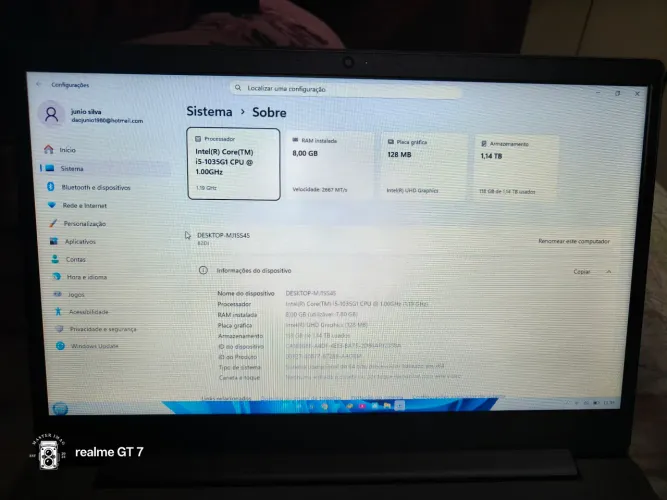 Notebook Lenovo ideapad S145 i5