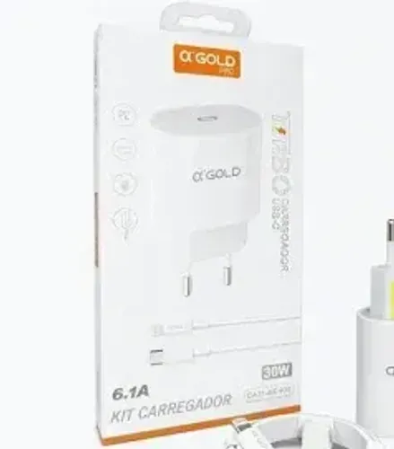 Carregador Turbo iPhone A'gold CA15-2/iOS