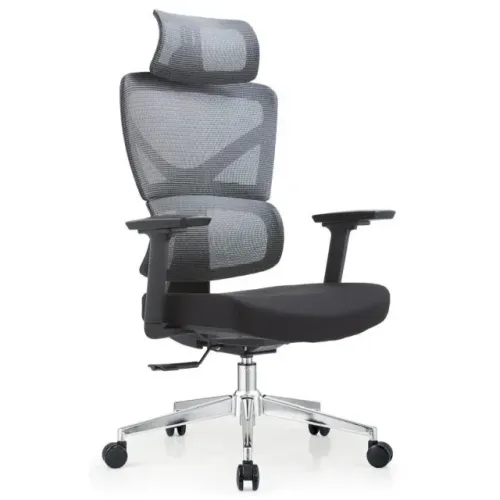 Cadeira Presidente Ergonômica Tela Titan Conforto Premium Para Escritório Preta 30067