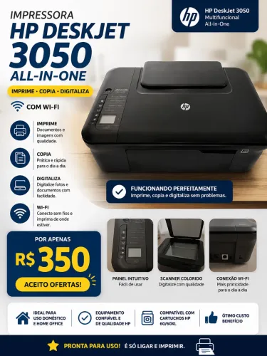 IMPRESSORA HP DESKJET 3050 MULTIFUNCIONAL