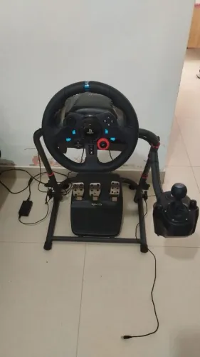 Volante logitech g29 com câmbio e suporte veloce v2