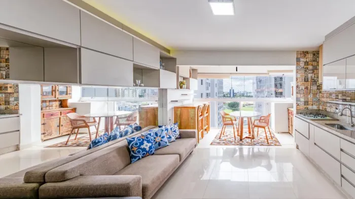 Apartamento para locação no Metropolitan com 56 m² e 1 suíte, no Jardim Goiás