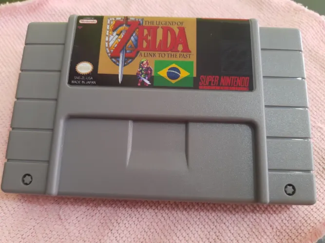 Zelda cartucho repro em português Brasil PCB original Nintendo
