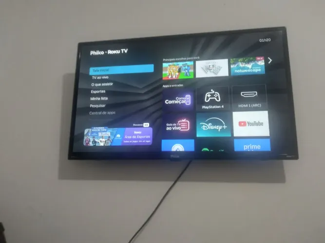 Vendo smart TV 32 polegadas philco roku