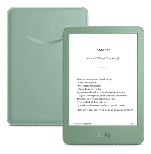 Kindle 11 geração verde matcha