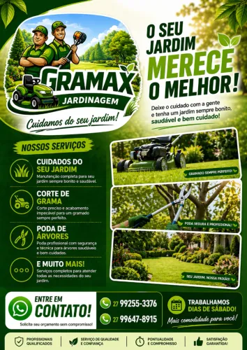 CORTE DE GRAMA E PODA DE ARVORES (JARDINAGEM)