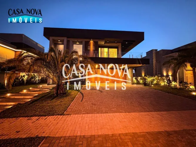 Casa com 4 dormitórios à venda, 554 m² por R$ 9.900.000,00 - Condomínio Campo de Toscana -