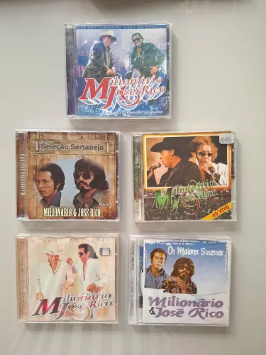 5 CDs de Milionário e José Rico