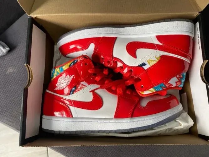Tenis Nike Air Jordan 1 Mid Barcelona n39 Original
