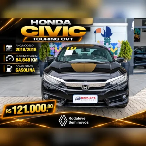 Honda Civic Sedan Touring 1.5 Turbo 16V Aut.4p 2018