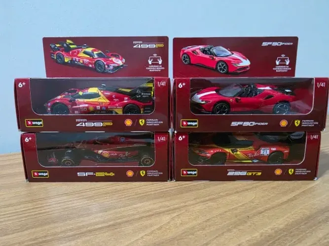 Coleção Shell Ferrari 1:41