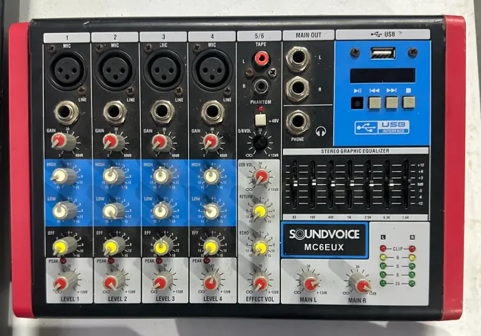 Mesa SoundVoice MC6EUX 6 canais